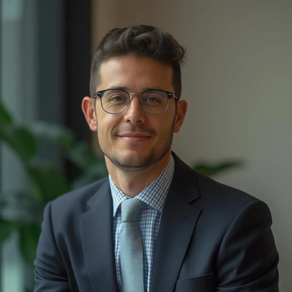 Retrato de Andrés Rojas, Director de Inversiones